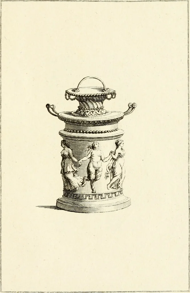 An illustration from Les antiquités d'Herculanum : avec leurs explications en françois, 1780, leaf 94