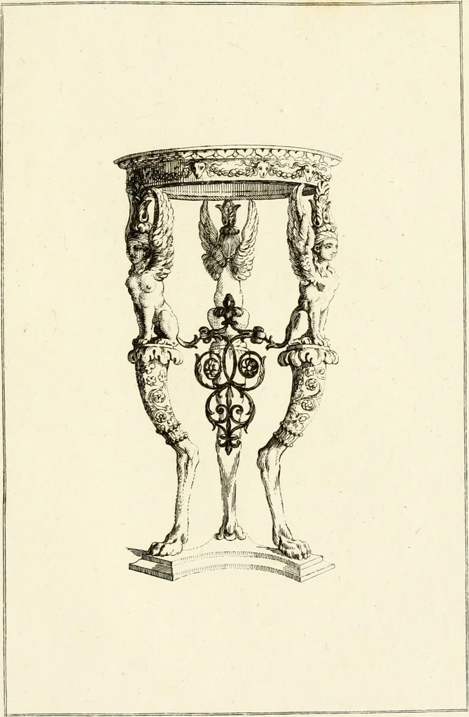 An illustration from Les antiquités d'Herculanum : avec leurs explications en françois, 1780, leaf 96