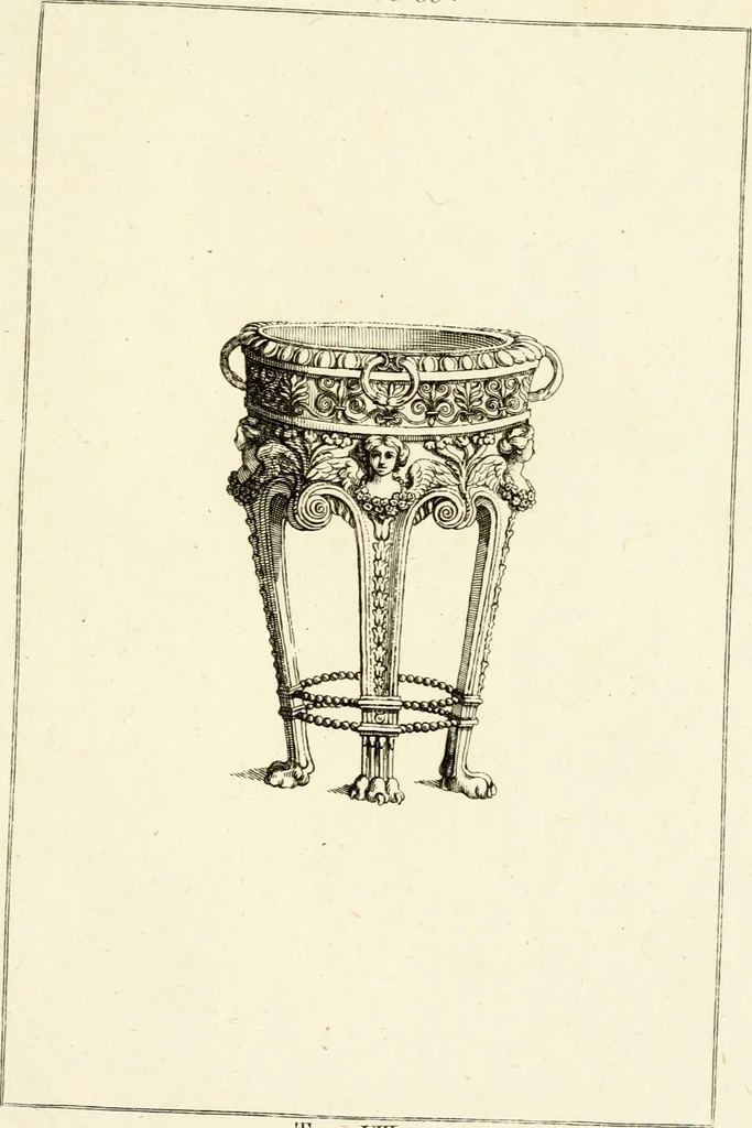 An illustration from Les antiquités d'Herculanum : avec leurs explications en françois, 1780, leaf 98