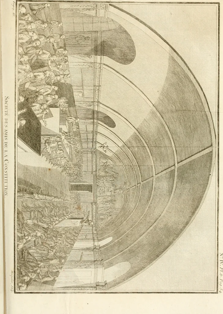 An illustration from Antiquités nationales, ou, Recueil de monumens : pour servir à l'histoire générale et particulière de l'empire françois, tels que tombeaux, inscriptions, statues, vitraux, fresques, etc. : tirés des abbayes, monastères, châteaux, et autres lieux devenus domaines nationaux, 1790, leaf 352