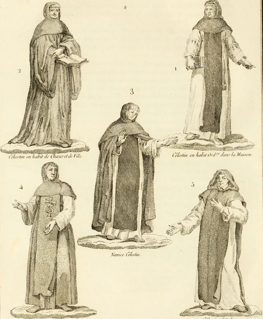 An illustration from Antiquités nationales, ou, Recueil de monumens : pour servir à l'histoire générale et particulière de l'empire françois, tels que tombeaux, inscriptions, statues, vitraux, fresques, etc. : tirés des abbayes, monastères, châteaux, et autres lieux devenus domaines nationaux, 1790, leaf 71