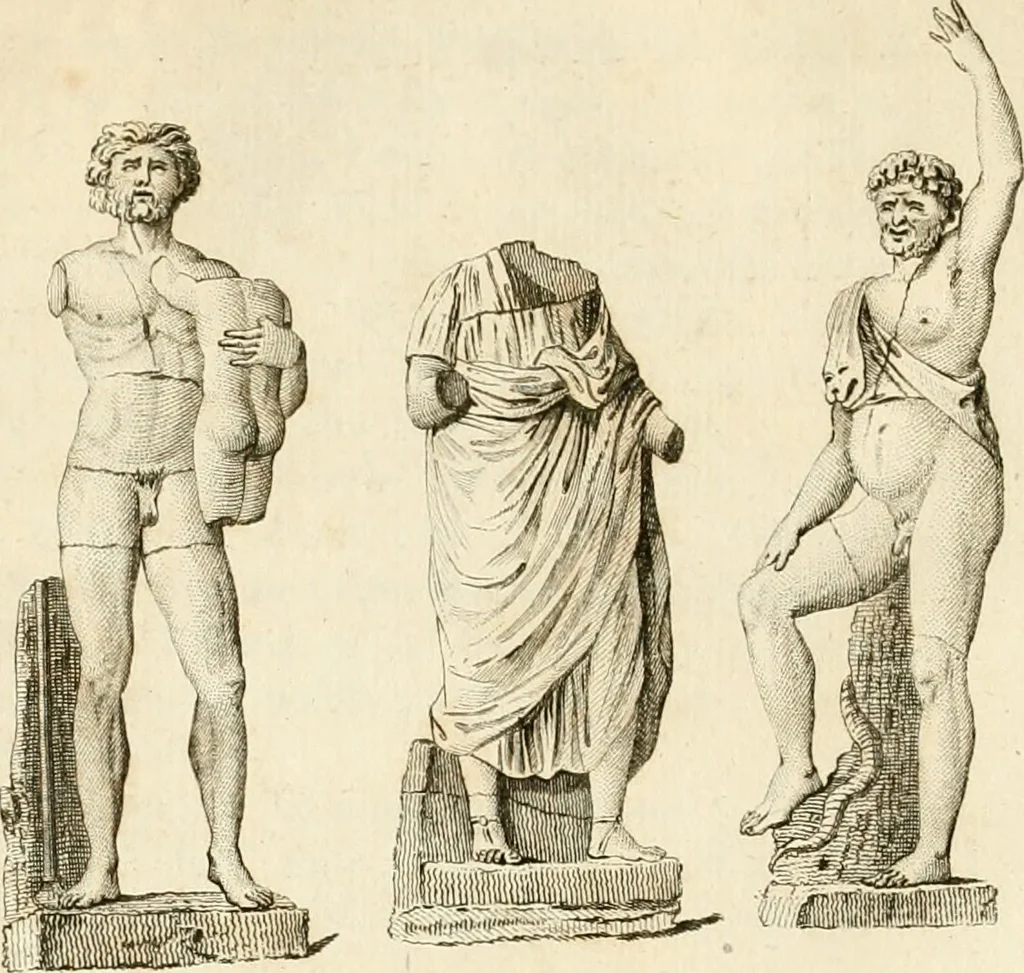 An illustration from Antiquités nationales, ou, Recueil de monumens : pour servir à l'histoire générale et particulière de l'empire françois, tels que tombeaux, inscriptions, statues, vitraux, fresques, etc. : tirés des abbayes, monastères, châteaux, et autres lieux devenus domaines nationaux, 1790, leaf 113