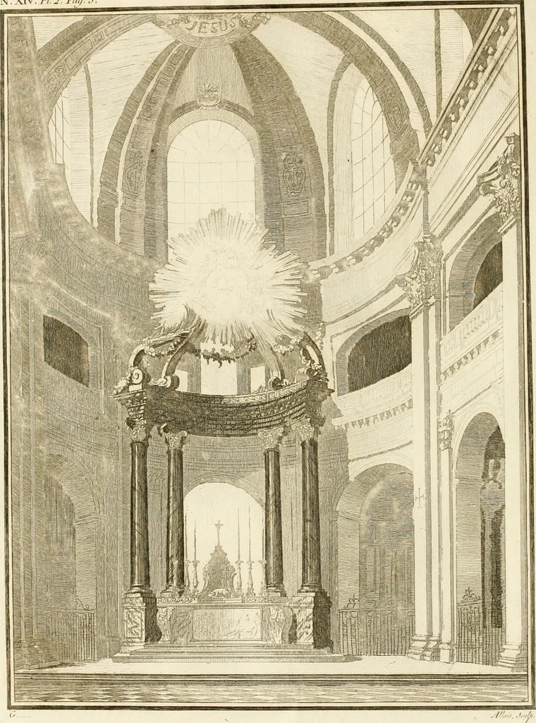 An illustration from Antiquités nationales, ou, Recueil de monumens : pour servir à l'histoire générale et particulière de l'empire françois, tels que tombeaux, inscriptions, statues, vitraux, fresques, etc. : tirés des abbayes, monastères, châteaux, et autres lieux devenus domaines nationaux, 1790, leaf 233
