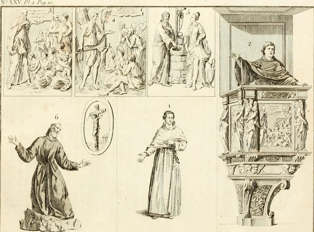 An illustration from Antiquités nationales, ou, Recueil de monumens : pour servir à l'histoire générale et particulière de l'empire françois, tels que tombeaux, inscriptions, statues, vitraux, fresques, etc. : tirés des abbayes, monastères, châteaux, et autres lieux devenus domaines nationaux, 1790, leaf 26