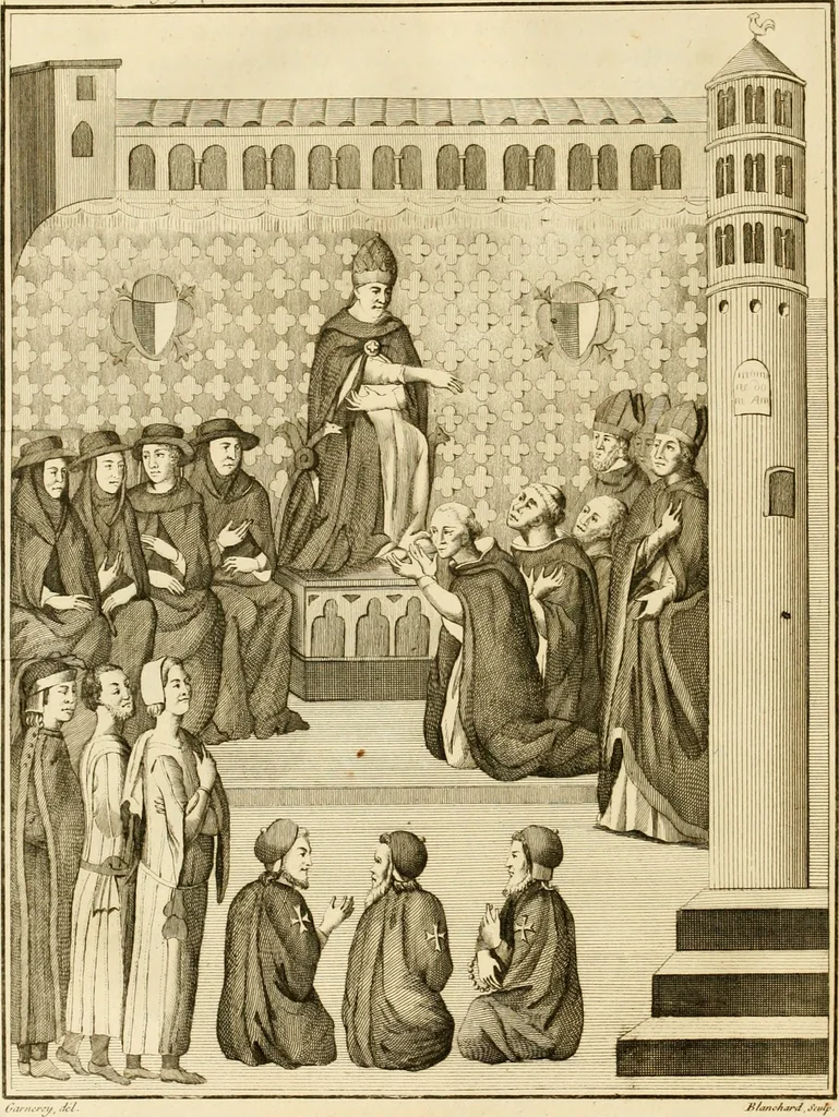 An illustration from Antiquités nationales, ou, Recueil de monumens : pour servir à l'histoire générale et particulière de l'empire françois, tels que tombeaux, inscriptions, statues, vitraux, fresques, etc. : tirés des abbayes, monastères, châteaux, et autres lieux devenus domaines nationaux, 1790, leaf 163