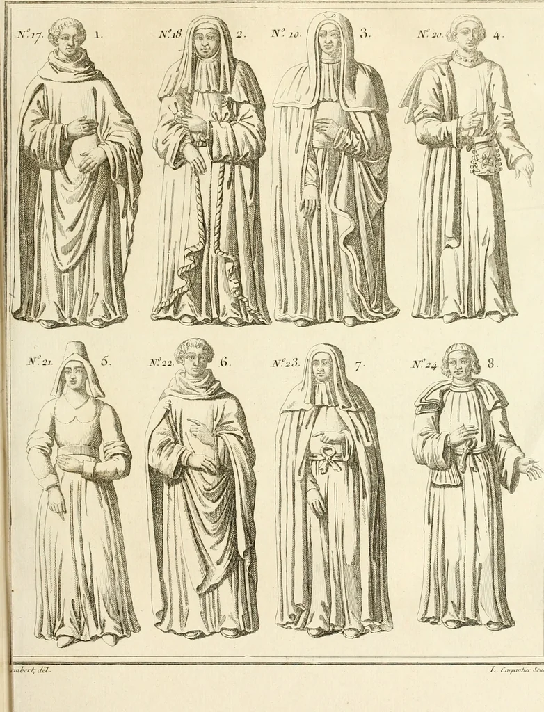 An illustration from Antiquités nationales, ou, Recueil de monumens : pour servir à l'histoire générale et particulière de l'empire françois, tels que tombeaux, inscriptions, statues, vitraux, fresques, etc. : tirés des abbayes, monastères, châteaux, et autres lieux devenus domaines nationaux, 1790, leaf 380