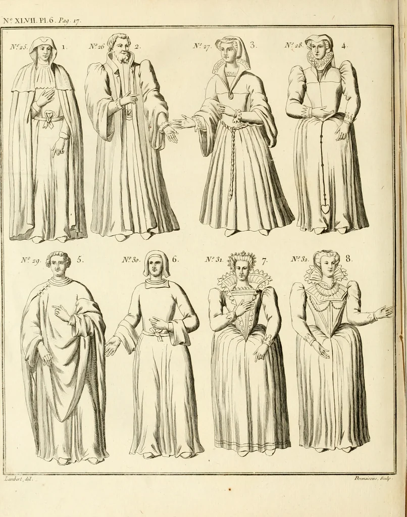 An illustration from Antiquités nationales, ou, Recueil de monumens : pour servir à l'histoire générale et particulière de l'empire françois, tels que tombeaux, inscriptions, statues, vitraux, fresques, etc. : tirés des abbayes, monastères, châteaux, et autres lieux devenus domaines nationaux, 1790, leaf 383