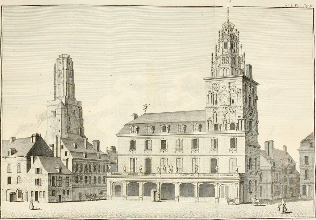 An illustration from Antiquités nationales, ou, Recueil de monumens : pour servir à l'histoire générale et particulière de l'empire françois, tels que tombeaux, inscriptions, statues, vitraux, fresques, etc. : tirés des abbayes, monastères, châteaux, et autres lieux devenus domaines nationaux, 1790, leaf 449
