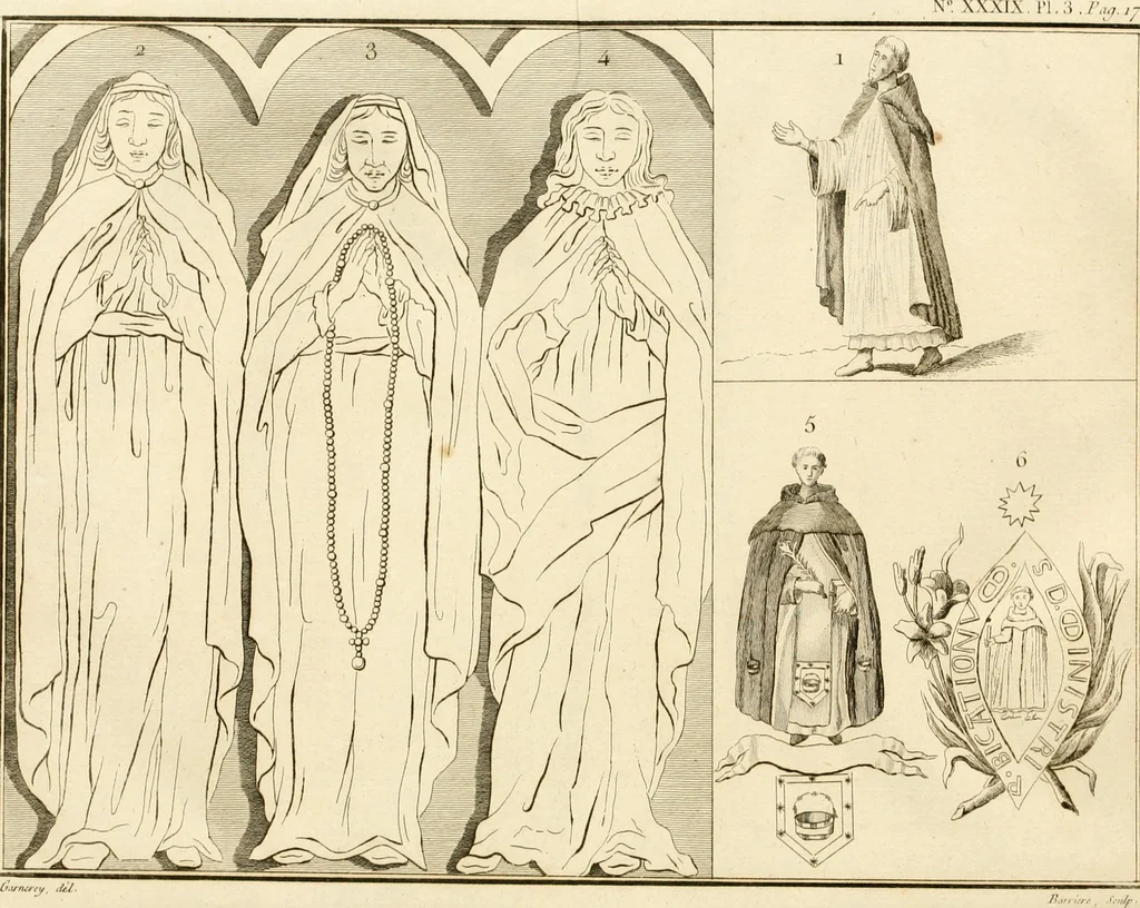 An illustration from Antiquités nationales, ou, Recueil de monumens : pour servir à l'histoire générale et particulière de l'empire françois, tels que tombeaux, inscriptions, statues, vitraux, fresques, etc. : tirés des abbayes, monastères, châteaux, et autres lieux devenus domaines nationaux, 1790, leaf 71