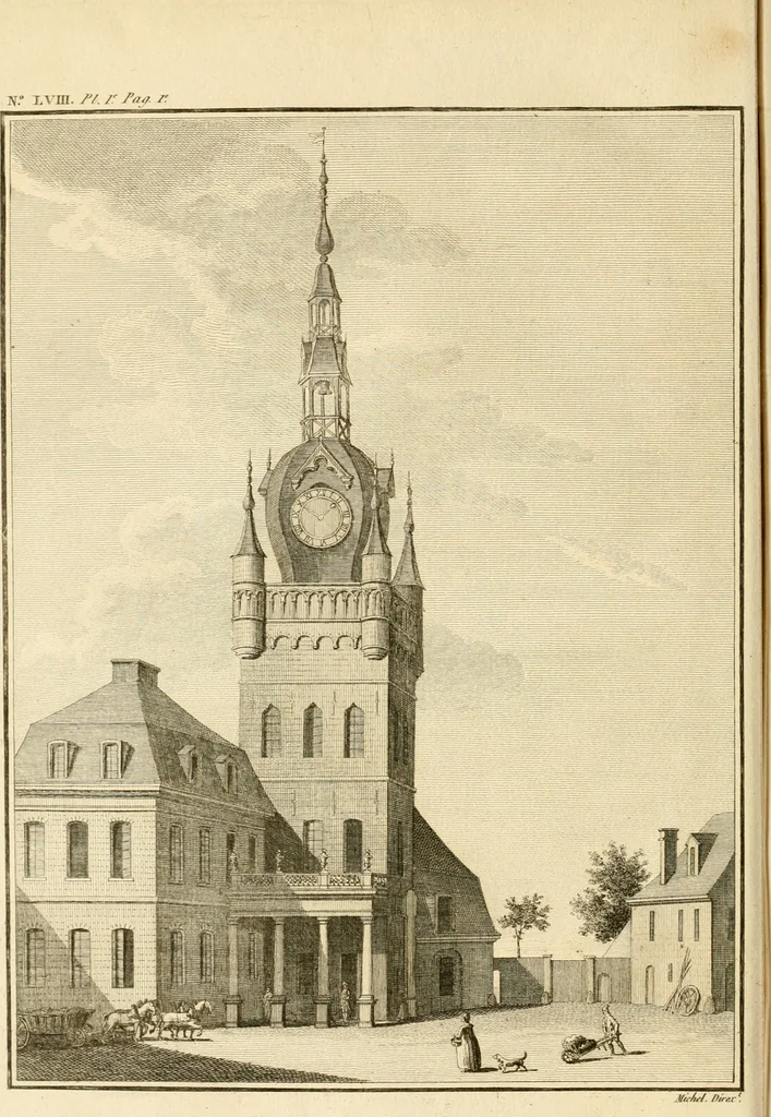 An illustration from Antiquités nationales, ou, Recueil de monumens : pour servir à l'histoire générale et particulière de l'empire françois, tels que tombeaux, inscriptions, statues, vitraux, fresques, etc. : tirés des abbayes, monastères, châteaux, et autres lieux devenus domaines nationaux, 1790, leaf 253