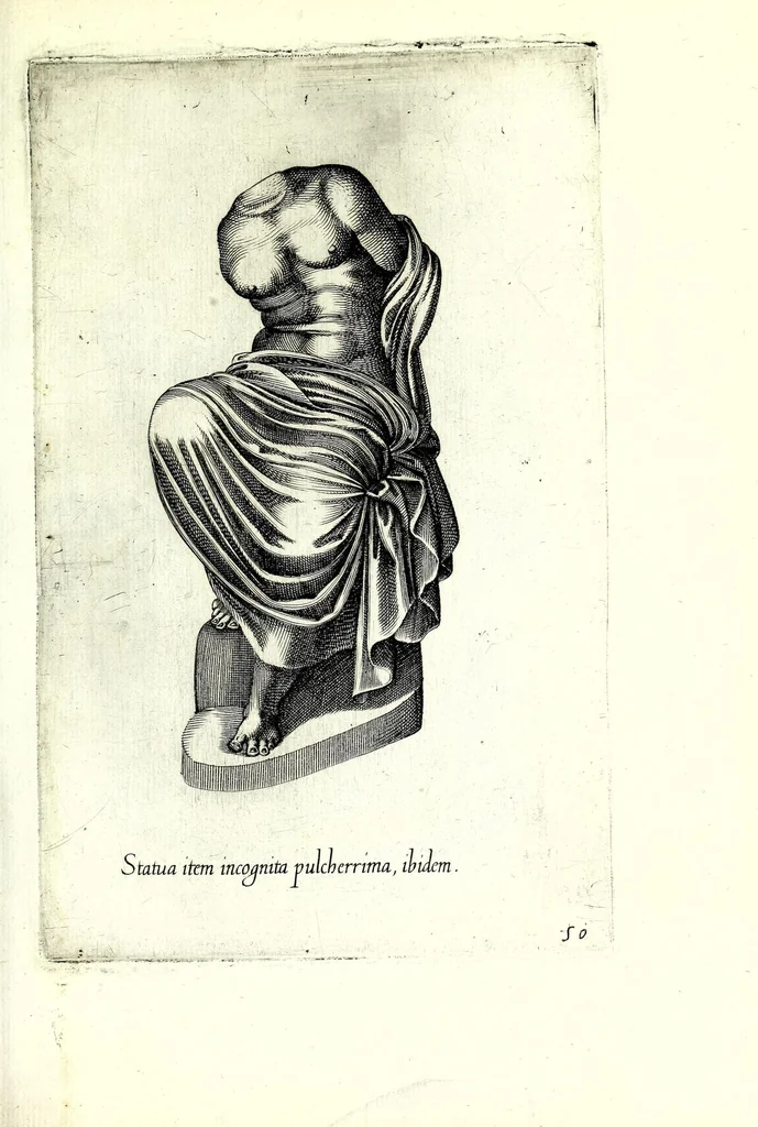 An illustration from Antiqvarvm statvarvm vrbis Romae primvs et secvndvs liber, 1585, leaf 117
