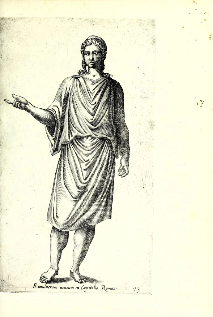 An illustration from Antiqvarvm statvarvm vrbis Romae primvs et secvndvs liber, 1585, leaf 163