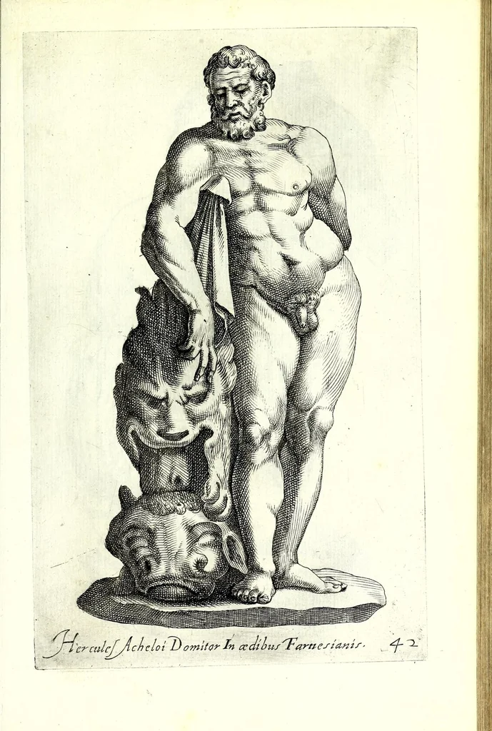 An illustration from Antiqvarvm statvarvm vrbis Romae primvs et secvndvs liber, 1585, leaf 305