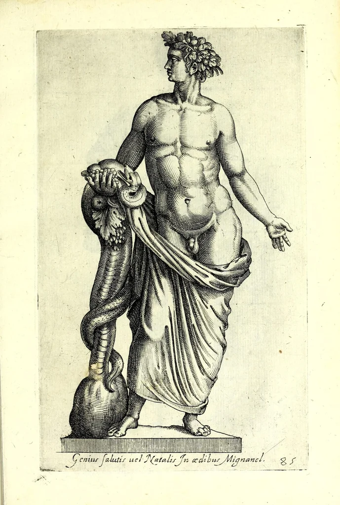 An illustration from Antiqvarvm statvarvm vrbis Romae primvs et secvndvs liber, 1585, leaf 391