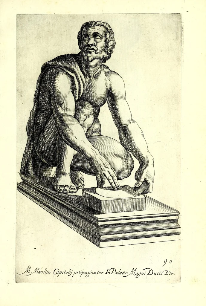 An illustration from Antiqvarvm statvarvm vrbis Romae primvs et secvndvs liber, 1585, leaf 401