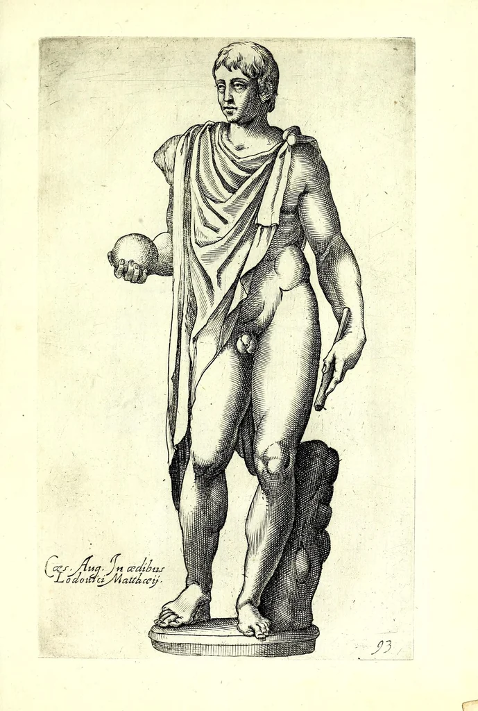 An illustration from Antiqvarvm statvarvm vrbis Romae primvs et secvndvs liber, 1585, leaf 407