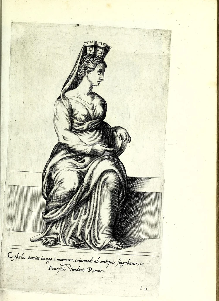 An illustration from Antiqvarvm statvarvm vrbis Romae primvs et secvndvs liber, 1585, leaf 41