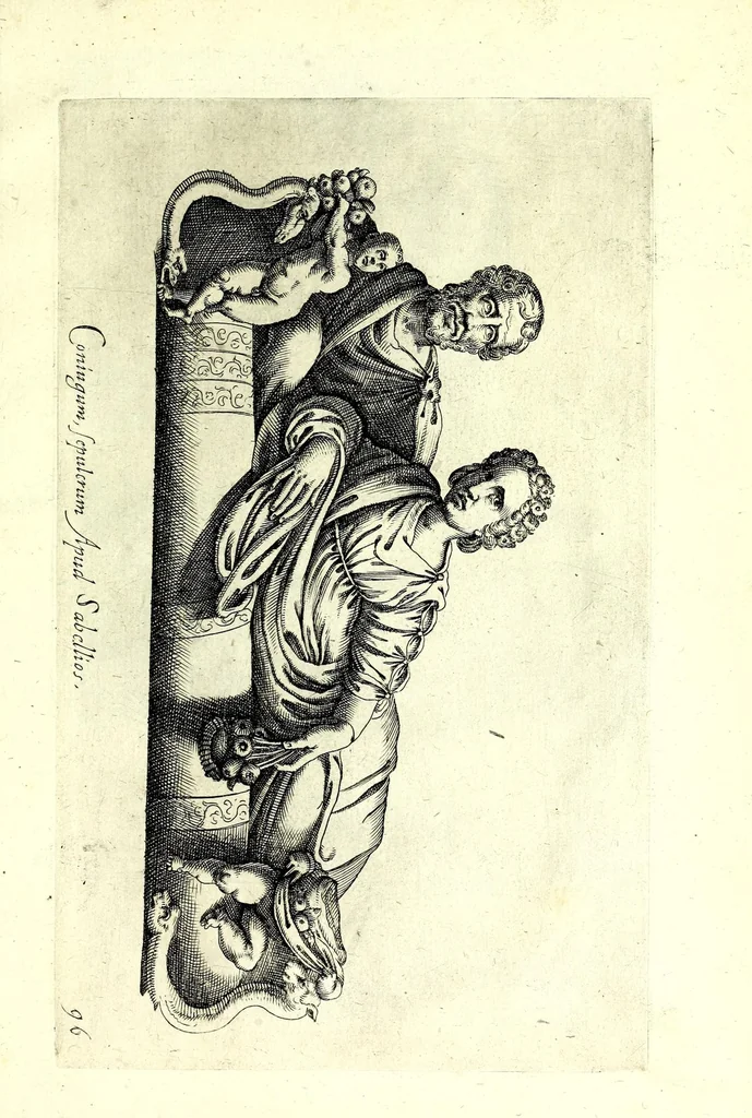An illustration from Antiqvarvm statvarvm vrbis Romae primvs et secvndvs liber, 1585, leaf 413