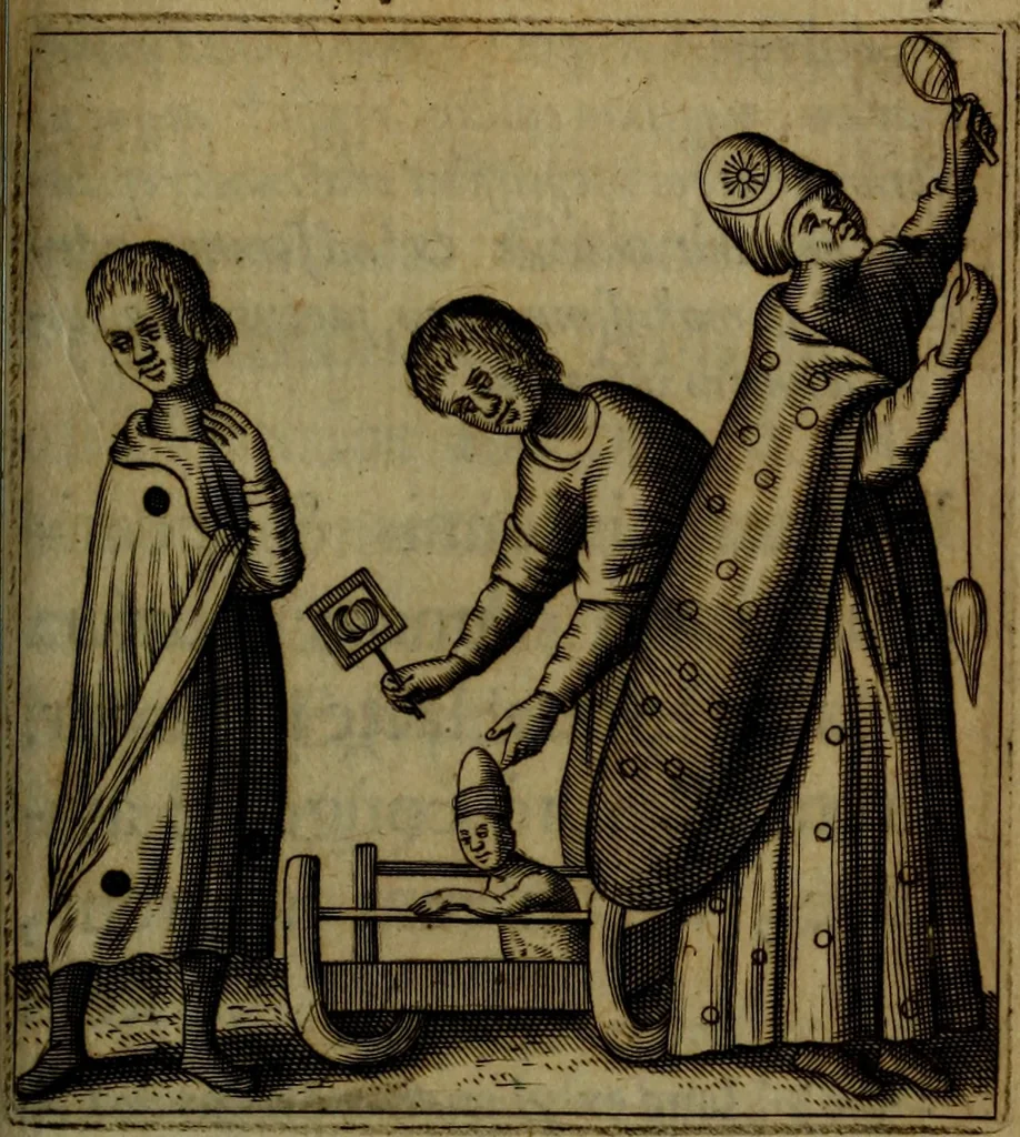 An illustration from Thomae Bartholini Antiqvitatvm Veteris pverperii synopsis a filio Casparo Bartholino commentario illustrata, 1676, leaf 133