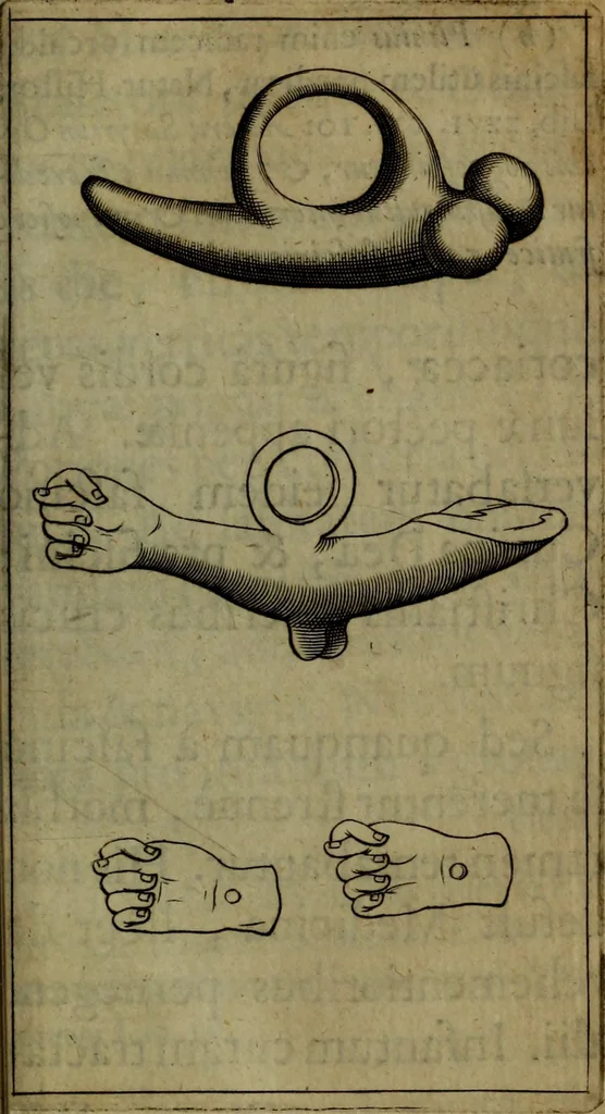 An illustration from Thomae Bartholini Antiqvitatvm Veteris pverperii synopsis a filio Casparo Bartholino commentario illustrata, 1676, leaf 190