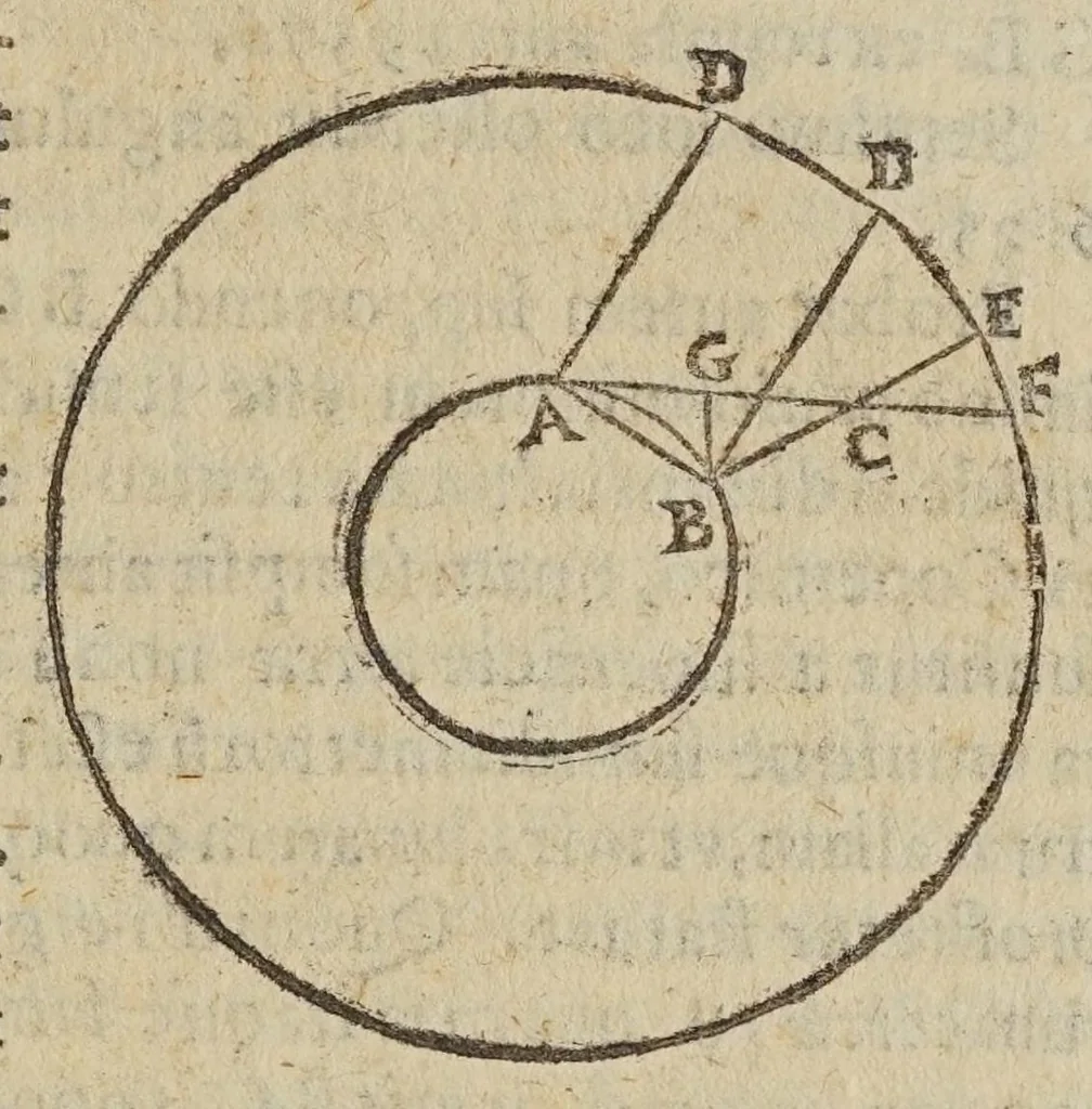 An illustration from Antitycho, 1621, leaf 207