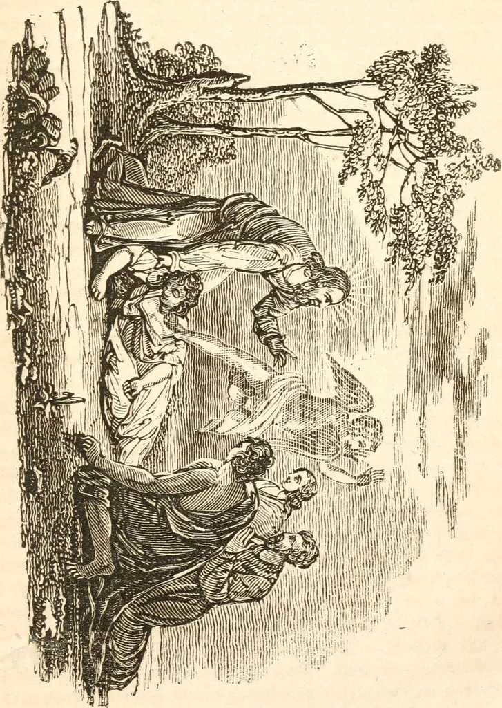 An illustration from The anti-universalist, or, History of the fallen angels of the Scriptures : proofs of the being of Satan and of evil spirits, and many other curious matters connected therewith, 1839, leaf 348