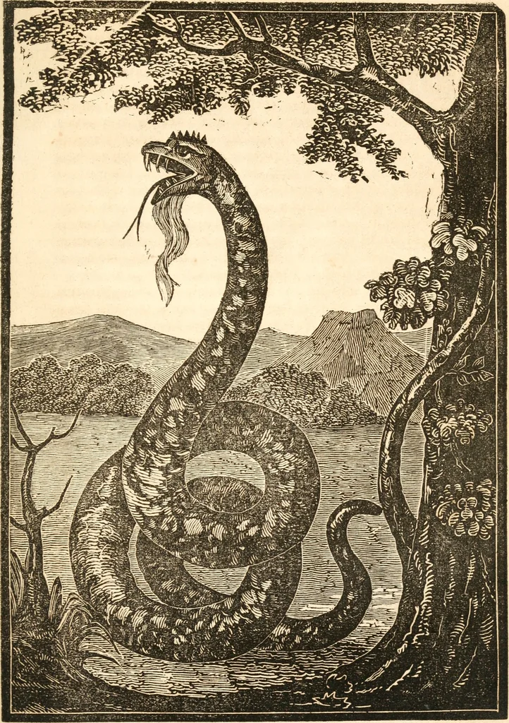 An illustration from The anti-universalist, or, History of the fallen angels of the Scriptures : proofs of the being of Satan and of evil spirits, and many other curious matters connected therewith, 1839, leaf 42