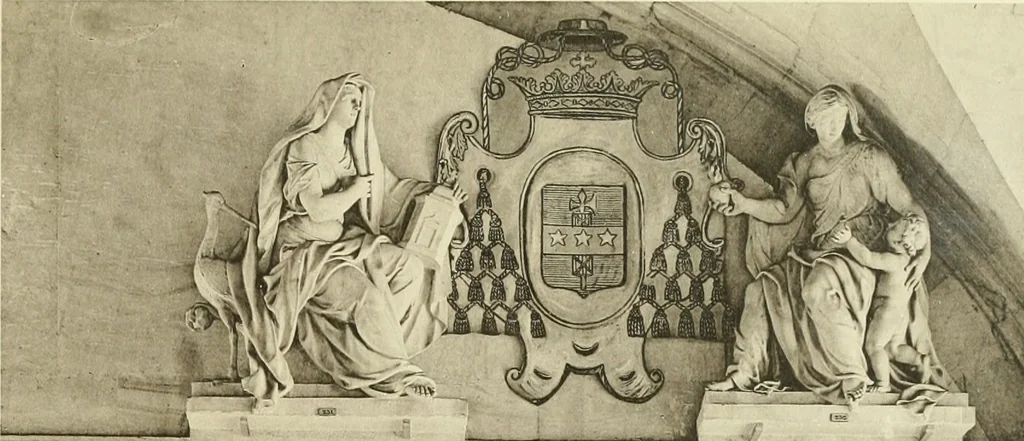 An illustration from Antoine Coysevox (1640-1720) Catalogue raisonné de son oeuvre, 1920, leaf 10