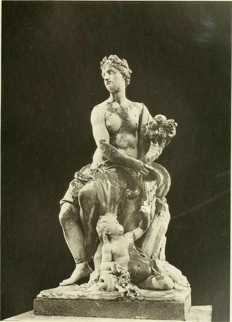An illustration from Antoine Coysevox (1640-1720) Catalogue raisonné de son oeuvre, 1920, leaf 104