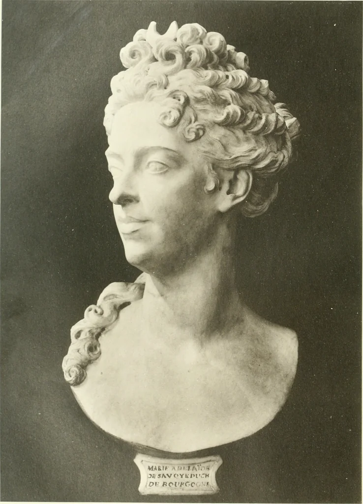 An illustration from Antoine Coysevox (1640-1720) Catalogue raisonné de son oeuvre, 1920, leaf 147