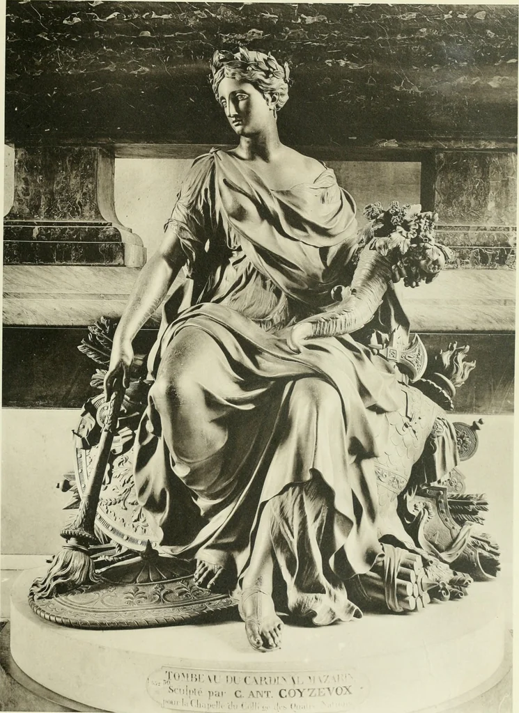 An illustration from Antoine Coysevox (1640-1720) Catalogue raisonné de son oeuvre, 1920, leaf 20
