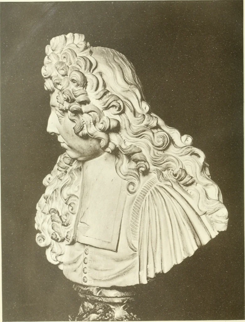 An illustration from Antoine Coysevox (1640-1720) Catalogue raisonné de son oeuvre, 1920, leaf 221
