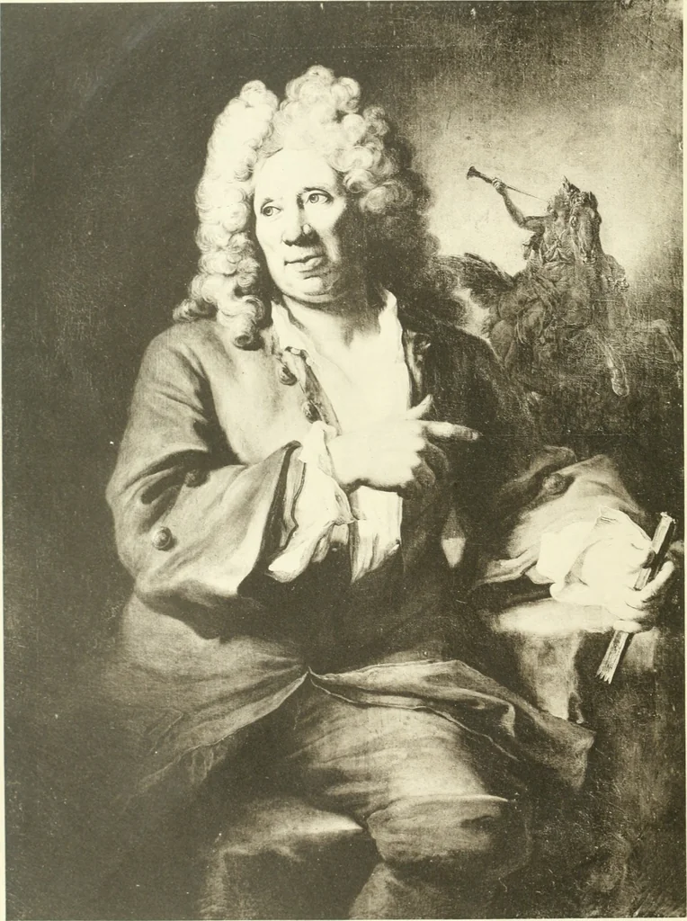 An illustration from Antoine Coysevox (1640-1720) Catalogue raisonné de son oeuvre, 1920, leaf 7