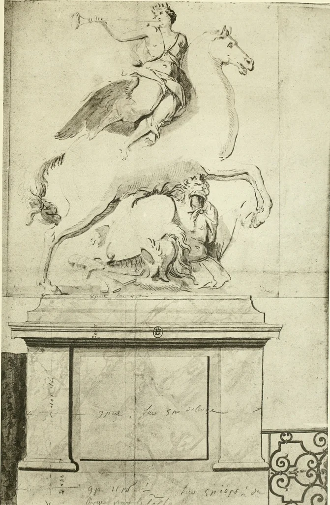 An illustration from Antoine Coysevox (1640-1720) Catalogue raisonné de son oeuvre, 1920, leaf 80