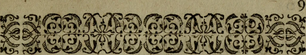 An illustration from Antonii Iordini a S. Floro e Societate Iesv theologi Hebraicae radices : id est, primigeniæ Hebraismi voces, centenis versuum decadibus comprehensæ, 1624, leaf 12