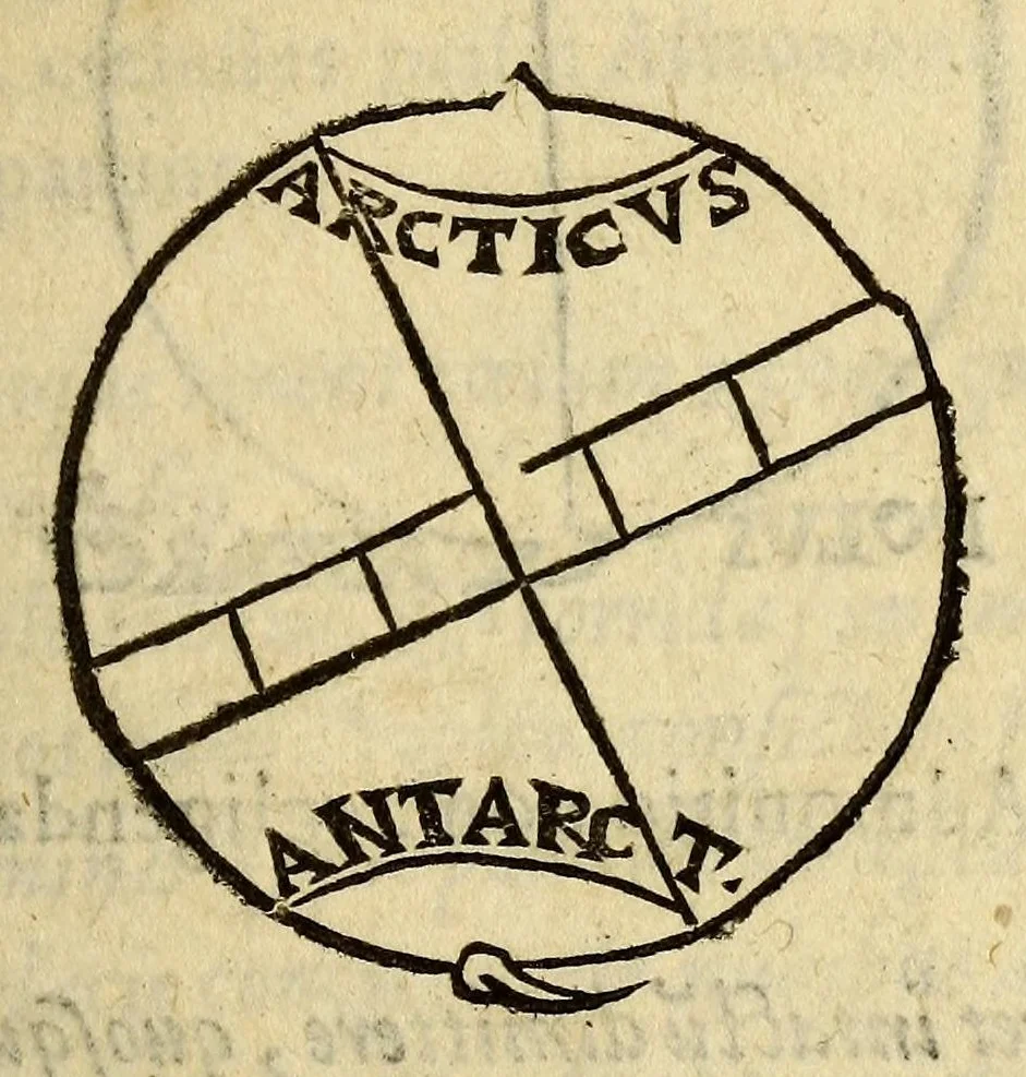 An illustration from Antonii Mizaldi Monluciani, De mundi sphaera, seu Cosmographia, libri tres: : figuris & demonstrationibus illustrati, 1552, leaf 81