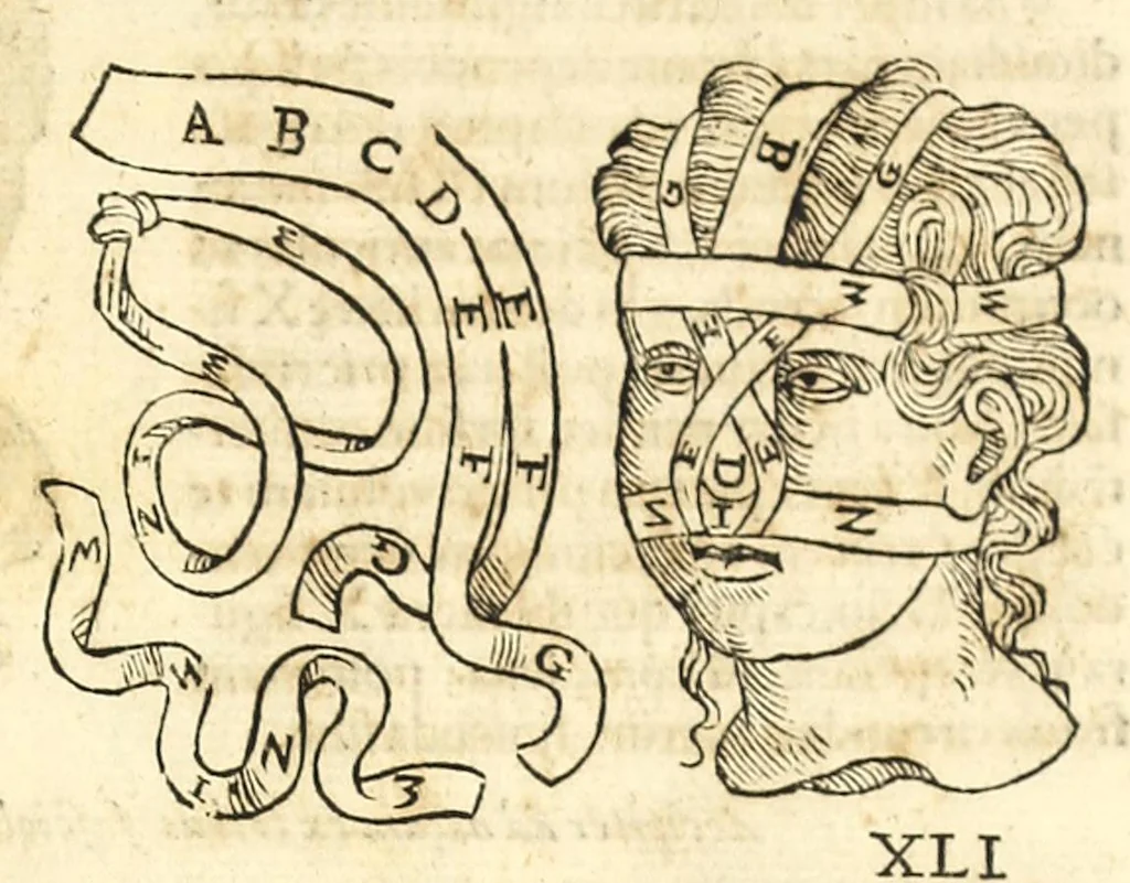 An illustration from Galeni librorum septima classis : curativum methodum tum diffuse tum breviter descriptam, victus rationem in morbis acutis, singulorum morborum facile paranda remedia, privatam quorundam morborum curationem, chirurgie constitutionem, fracturarum ac luxationum sanationem, fasciarum deniq ; & laqueorum & machinamentorum tractatum continet, 1576, leaf 617