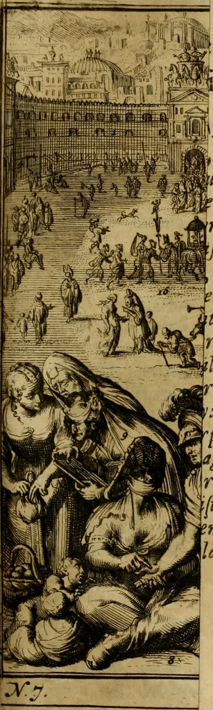 An illustration from Antonii van Dale poliatri Harlemensis De oraculis veterum ethnicorum dissertationes duae : quarum nunc prior agit de eorum origine atque auctoribus, secunda de ipsorum duratione & interitu .., 1700, leaf 352