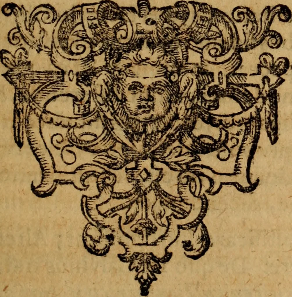 An illustration from Antonii Wottoni Londinatis Angli De reconciliatione peccatoris : ad regium Collegium Cantabrigiense, libri quatuor. In quibus doctrina ecclesiae Anglicanae de justificatione impij explicatur & defenditur .., 1624, leaf 42