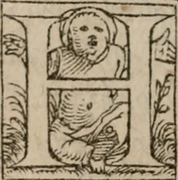 An illustration from Antonini Liberalis Transformationum congeries. Phlegontis Tralliani De mirabilibus & longaeuis libellus. Eivsdem De Olympijs fragmentum. Apollonii Historiae mirabiles. Antigoni Mirabil. narrationú congeries. M. Antonini philosophi imp. romani, De vita sua libri XII ab innumeris quibus antea scatebant mendis repurgati, & nuno demum vere editi, 1568, leaf 227