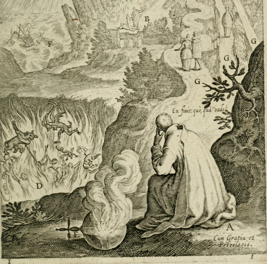 An illustration from AntonI Sucquet e Societate Iesu Via vitae aeternae, 1630, leaf 22