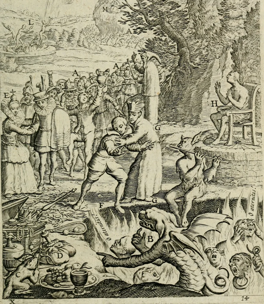 An illustration from AntonI Sucquet e Societate Iesu Via vitae aeternae, 1630, leaf 342