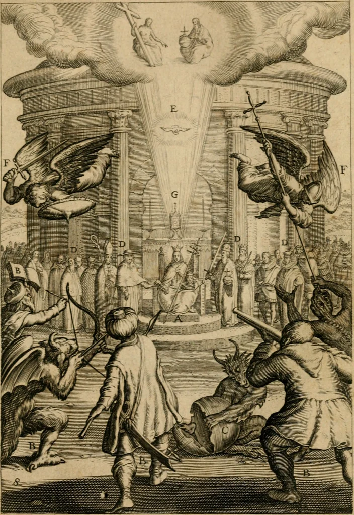 An illustration from AntonI Sucquet e Societate Iesu Via vitae aeternae, 1620, leaf 204