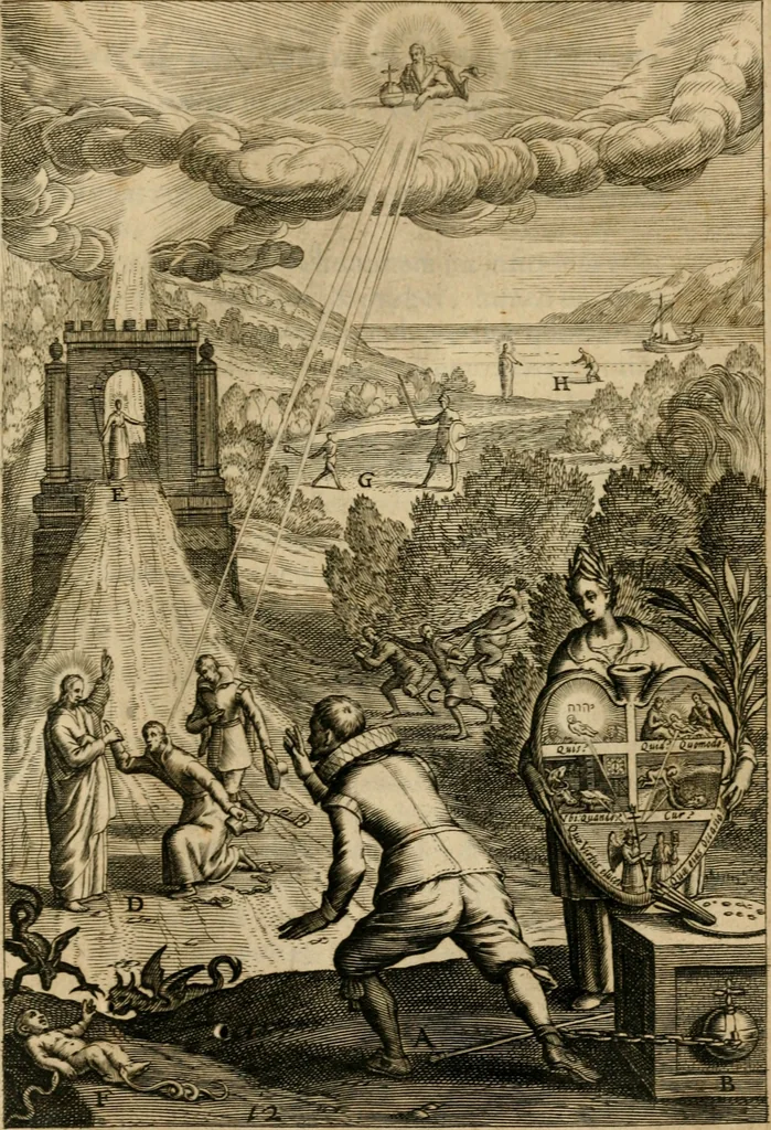 An illustration from AntonI Sucquet e Societate Iesu Via vitae aeternae, 1620, leaf 428