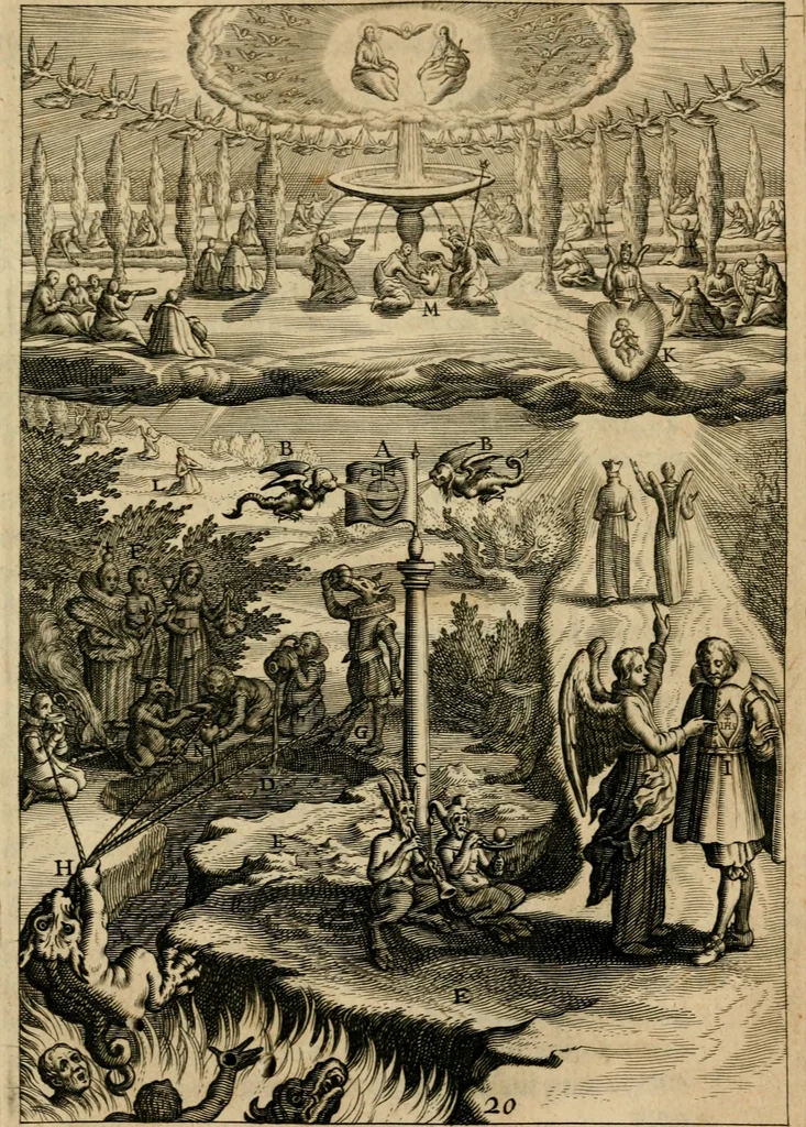 An illustration from AntonI Sucquet e Societate Iesu Via vitae aeternae, 1620, leaf 504