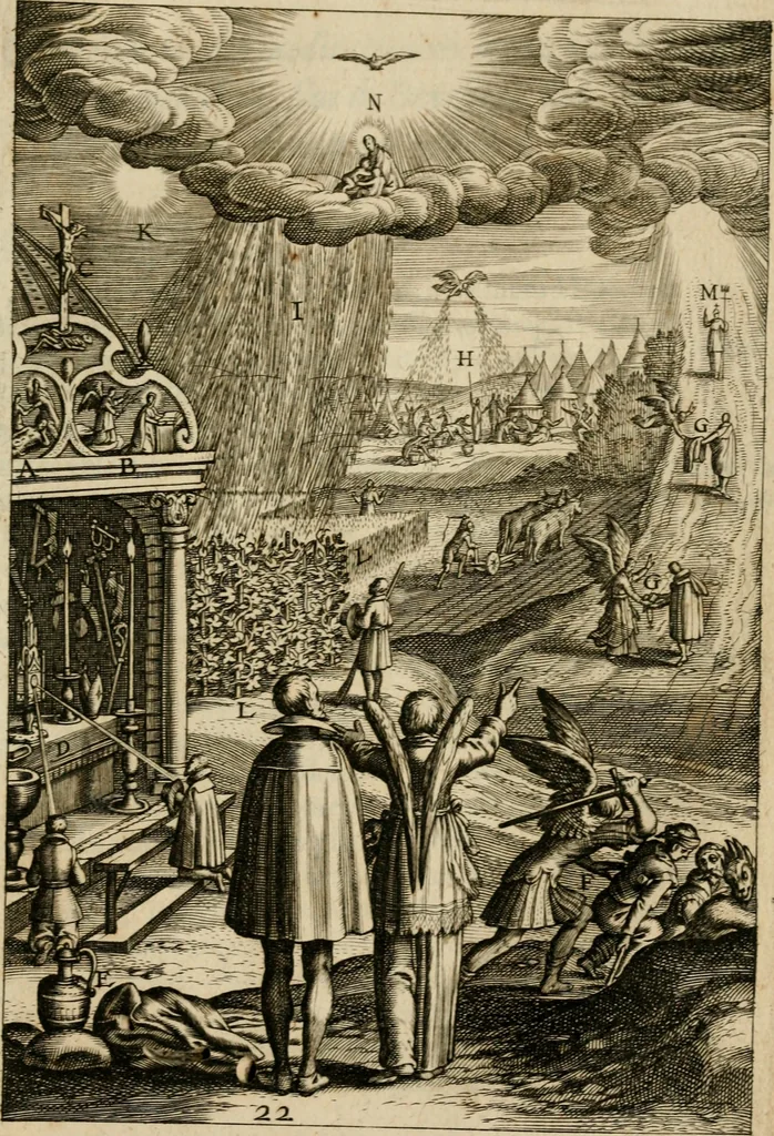 An illustration from AntonI Sucquet e Societate Iesu Via vitae aeternae, 1620, leaf 524