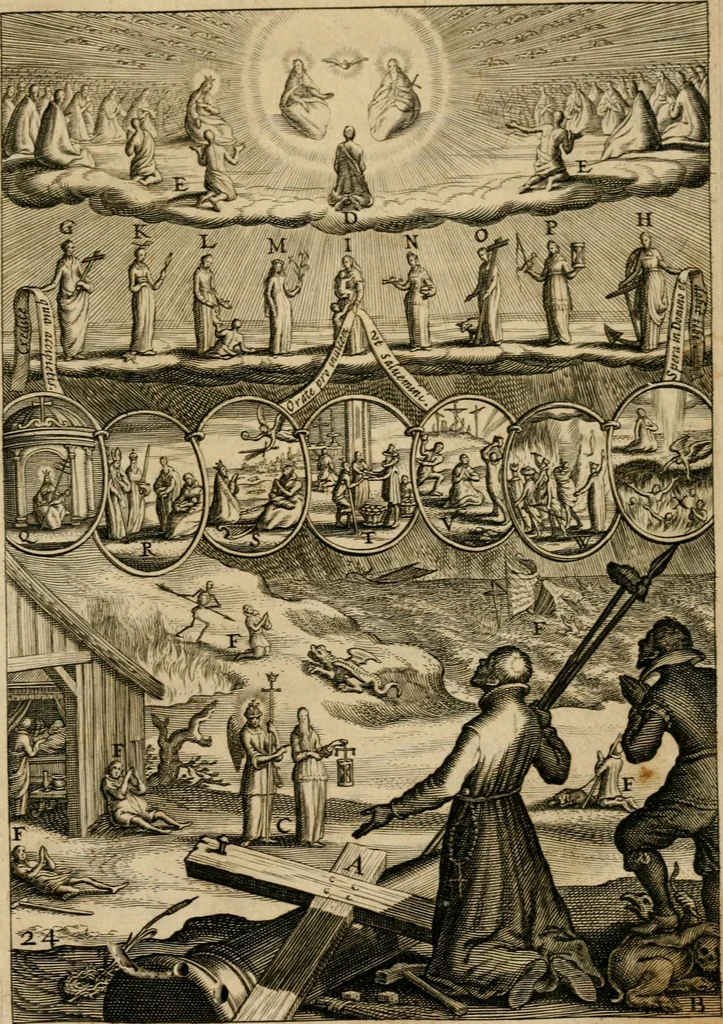An illustration from AntonI Sucquet e Societate Iesu Via vitae aeternae, 1620, leaf 544