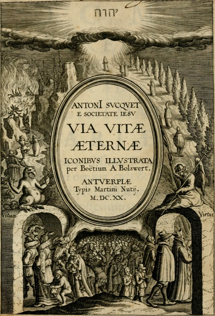 An illustration from AntonI Sucquet e Societate Iesu Via vitae aeternae, 1620, leaf 8