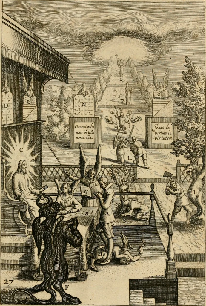 An illustration from AntonI Sucquet e Societate Iesu Via vitae aeternae, 1620, leaf 58