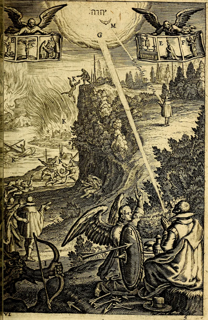 An illustration from Antoni Sucquet ... Via vitae aeternae, 1630, leaf 208